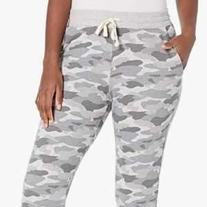 Fleece Jogger Sweatpant - Camo grey. Xlarge